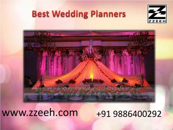 Best Wedding Planners in Bangalore | Wedding Event Coordinator | ZZEEH