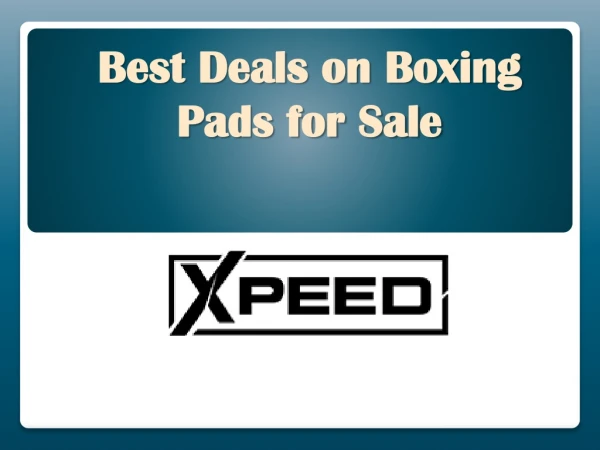Best Deals on Boxing Pads for Sale - www.xpeed.com.au