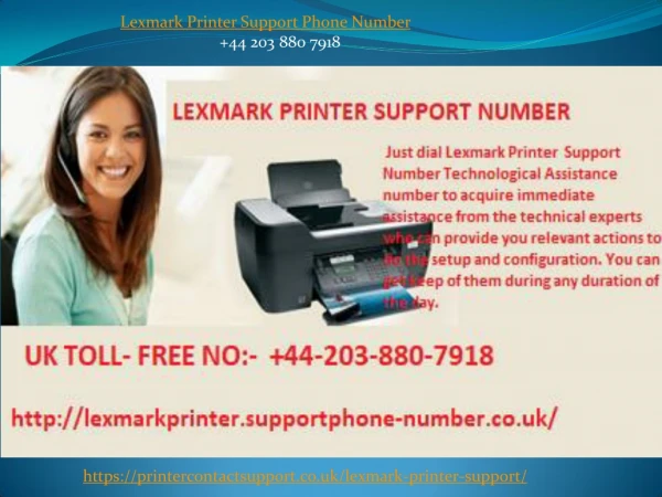 Lexmark Printer Support Phone Number 442038807918