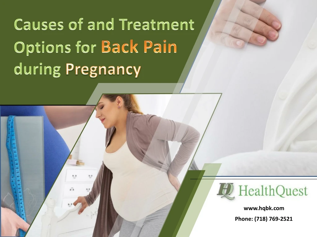 causes of and treatment options for back pain