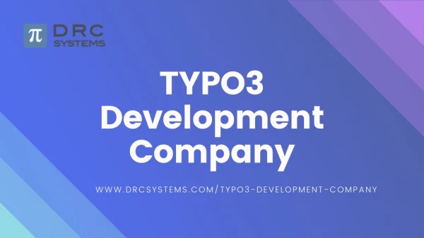 DRCSystems - Typo3 Website Development Company