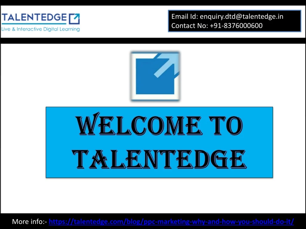 email id enquiry dtd@talentedge in contact