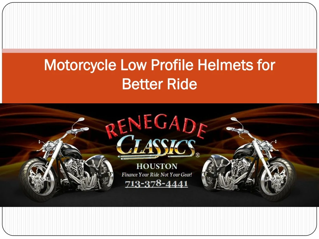 motorcycle low profile helmets for motorcycle