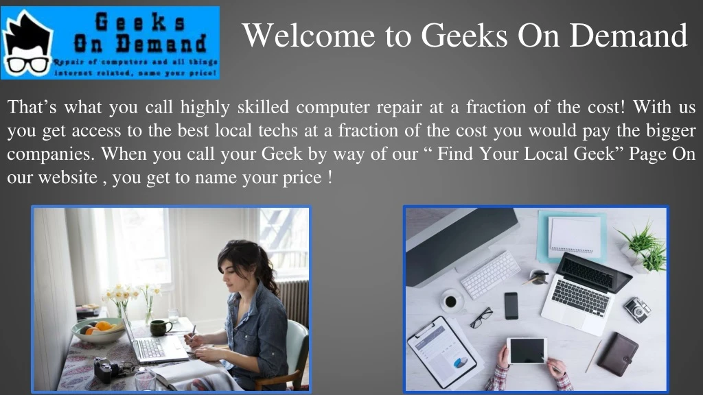 welcome to geeks on demand