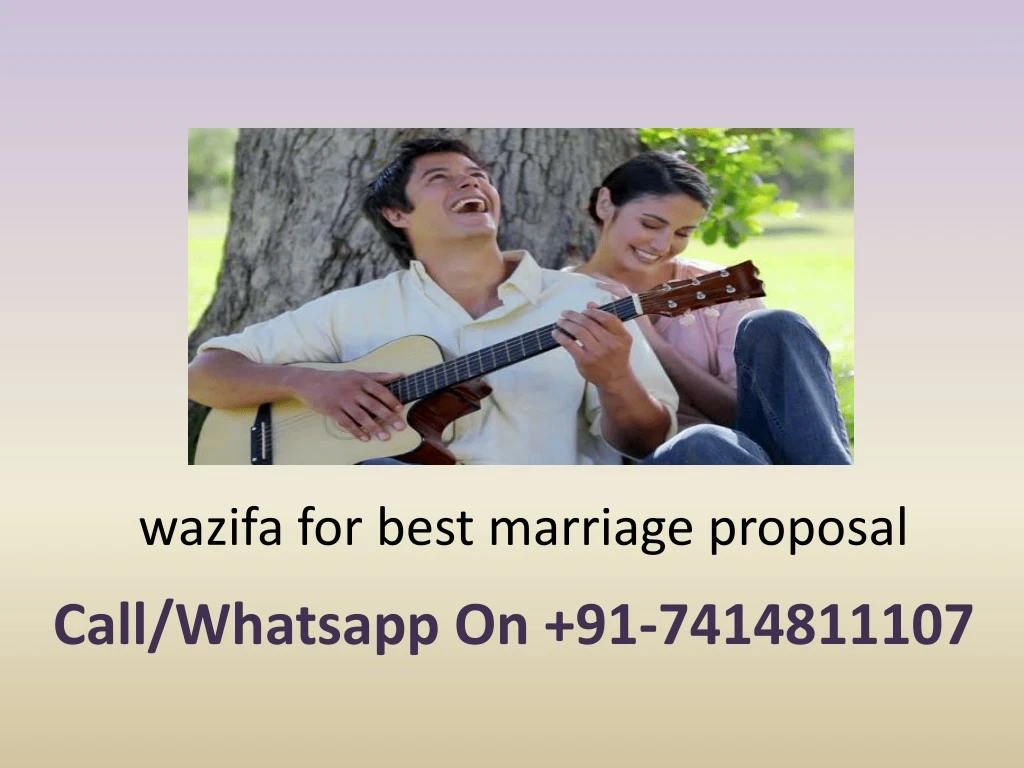 wazifa for best marriage proposal
