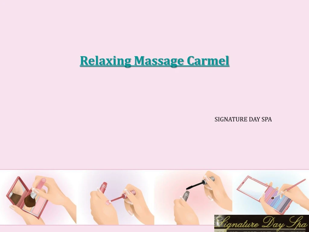relaxing massage carmel