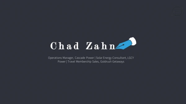 Chad Zahn - Provides Consultation in Generating Leads