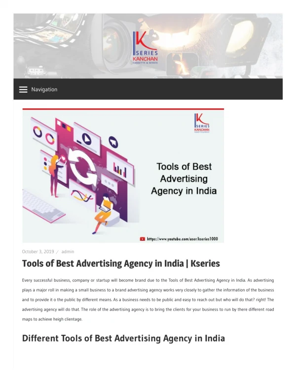 Tools of Best Advertising Agency in India