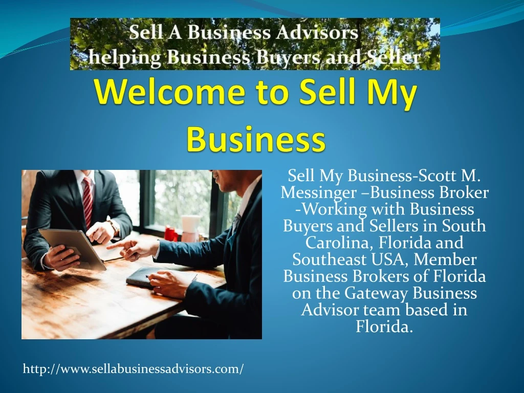 welcome to sell my business