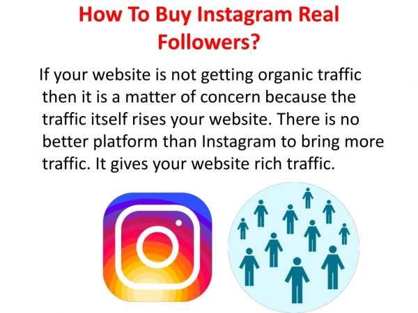 How To Buy Instagram Real Followers?