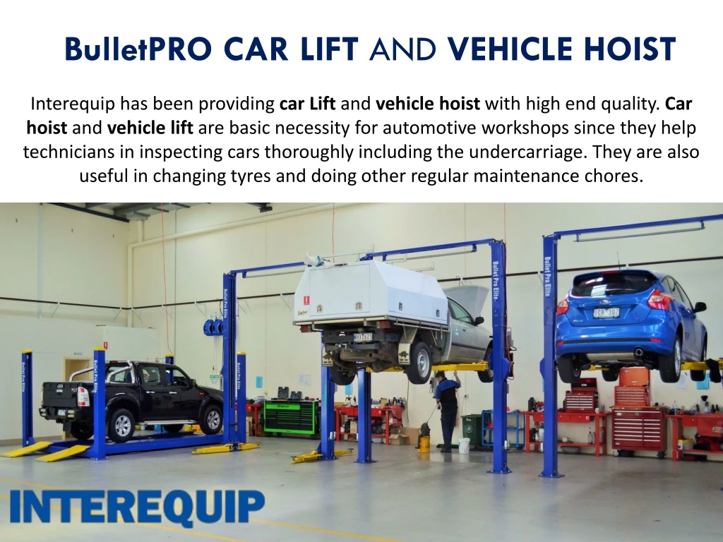 bulletpro car lift and vehicle hoist