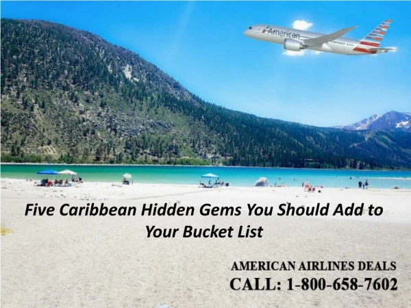 Five Caribbean Hidden Gems You Should Add to Your Bucket List