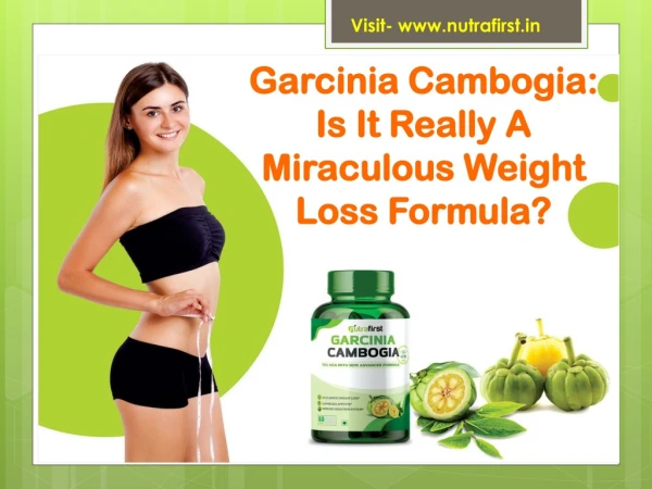 How Garcinia Cambogia Works As Best Weight Loss Pills?
