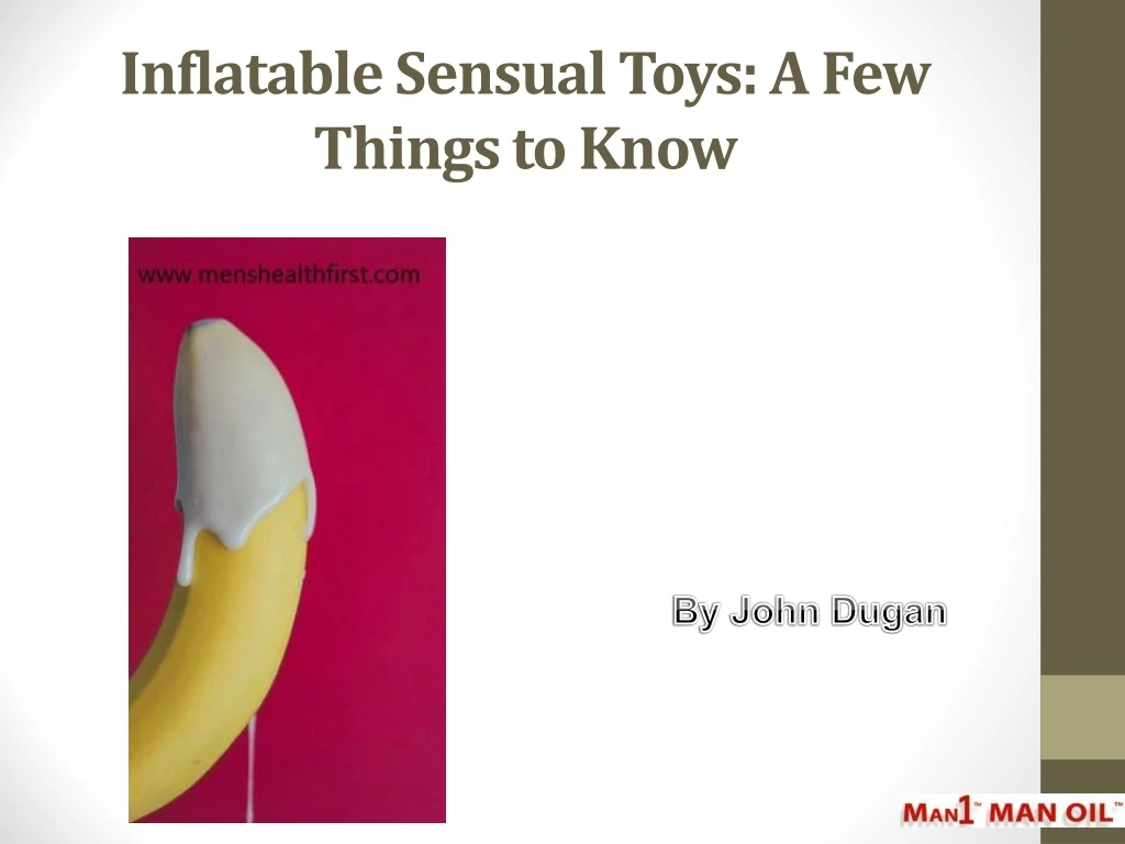 inflatable sensual toys a few things to know