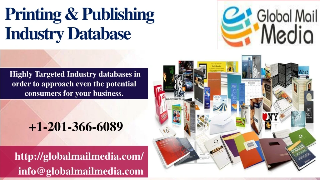 printing publishing industry database
