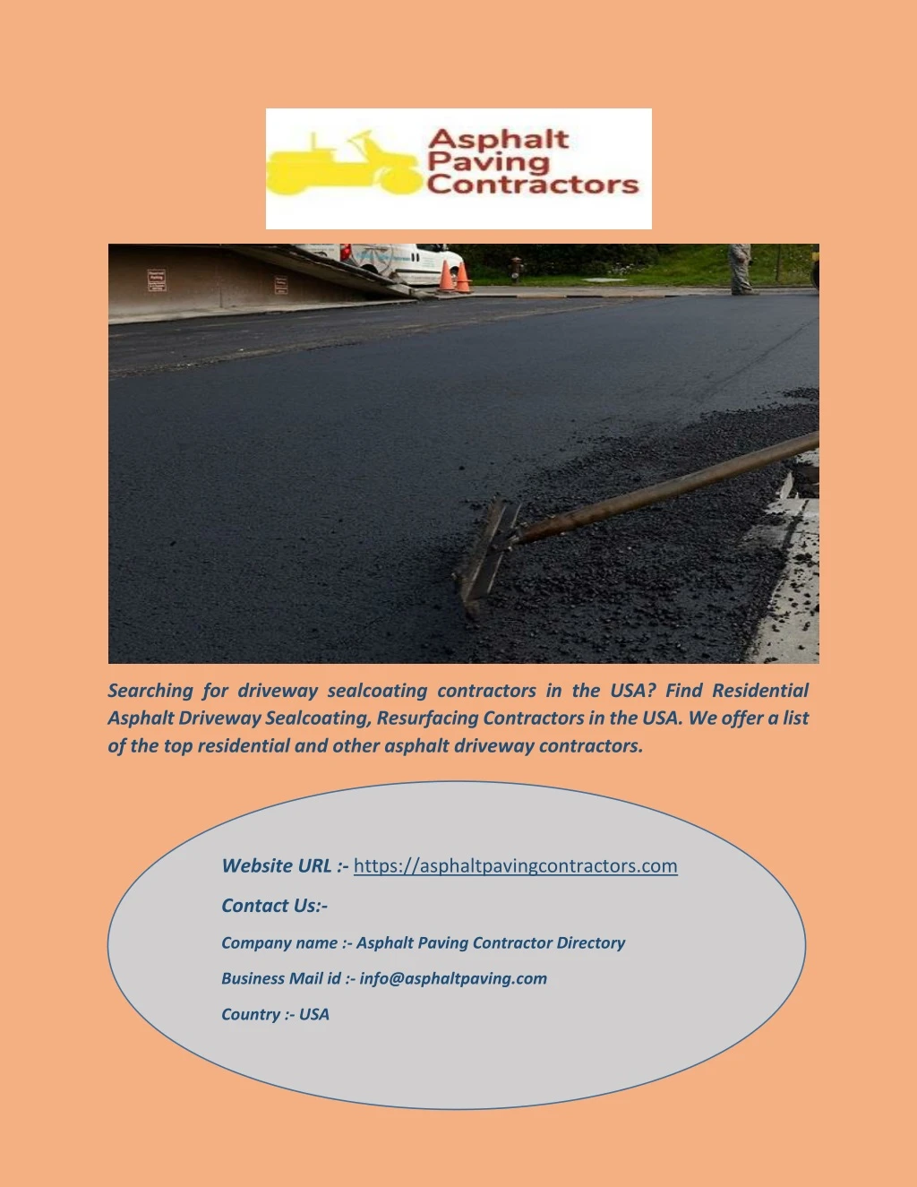 searching for driveway sealcoating contractors