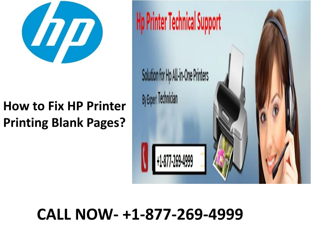 how to fix hp printer printing blank pages