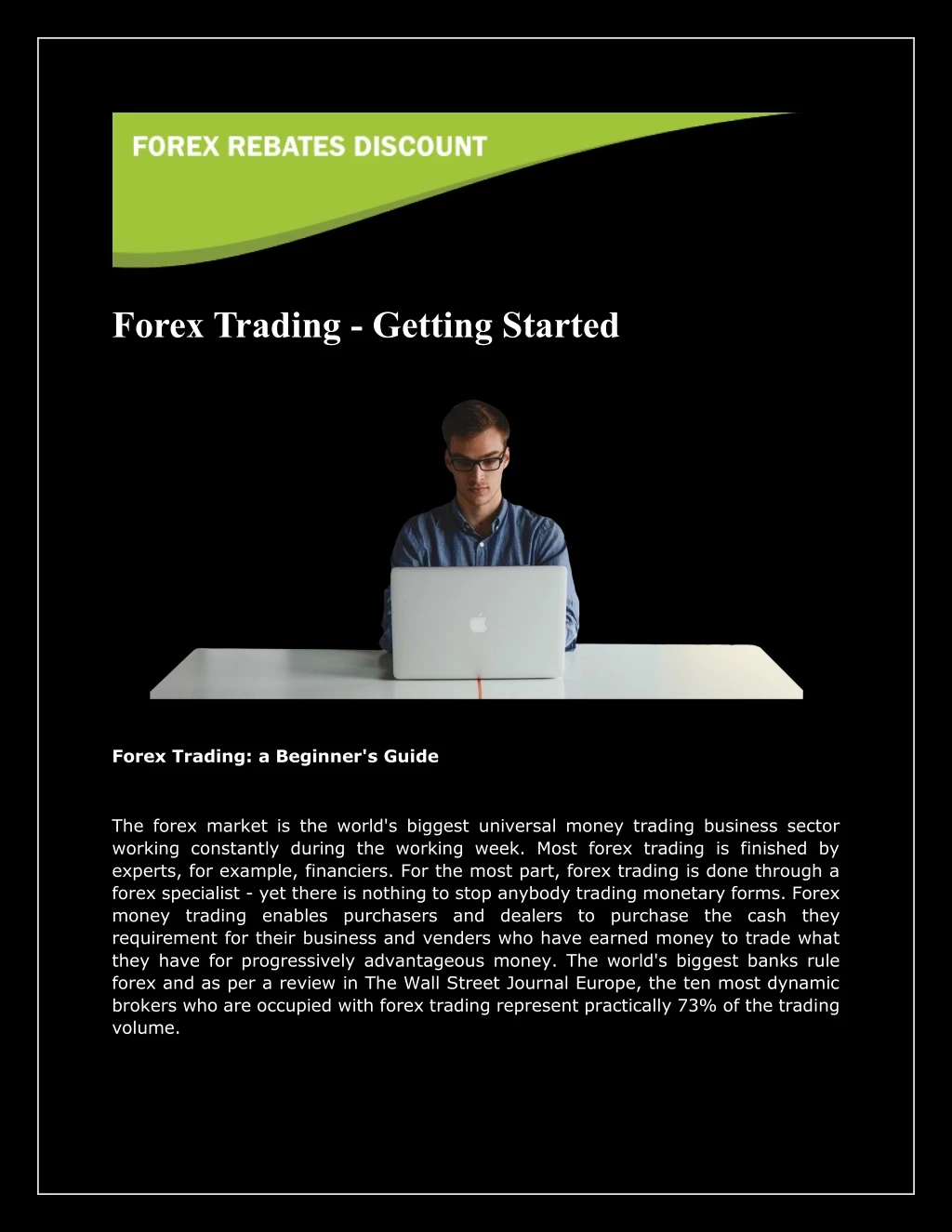 forex trading getting started