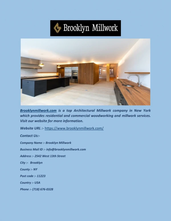 High End Architectural Millwork in NYC