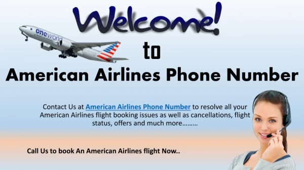 American Airlines Phone number toll-free