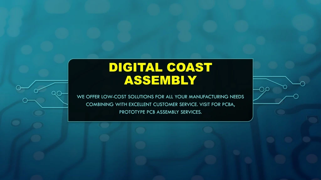 digital coast assembly