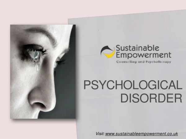 Psychological Disorder - Sustainable Empowerment UK.