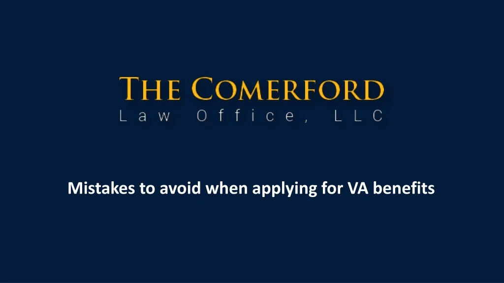 mistakes to avoid when applying for va benefits