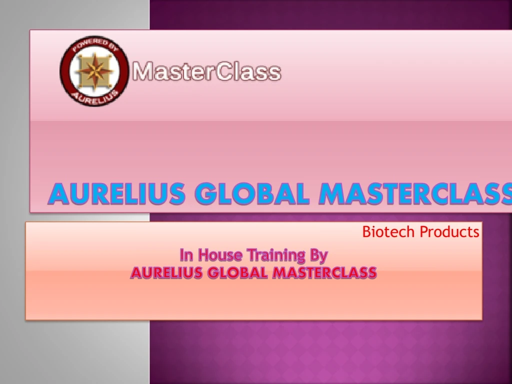 aurelius global masterclass