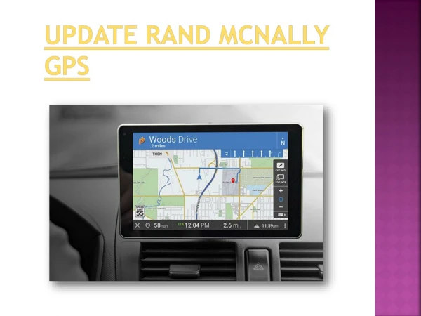 Update Rand Mcnally gps