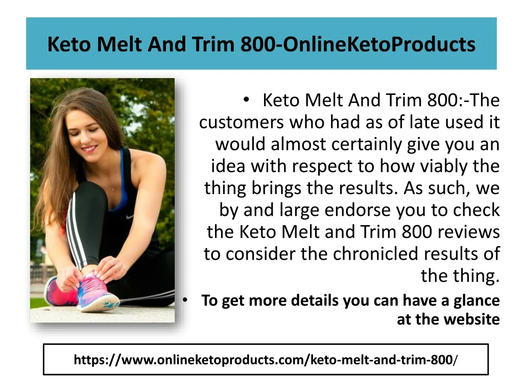 keto melt and trim 800 onlineketoproducts