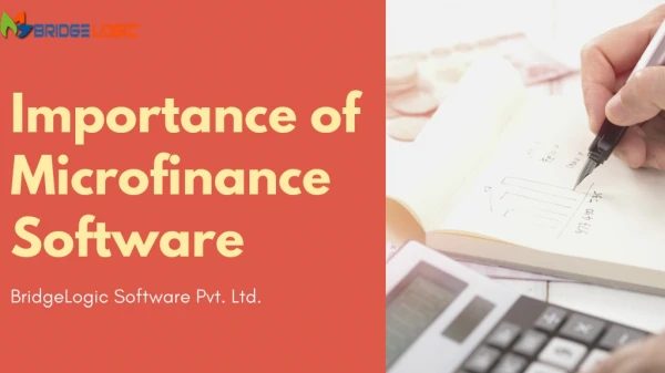 Know The Importance of Microfinance Software