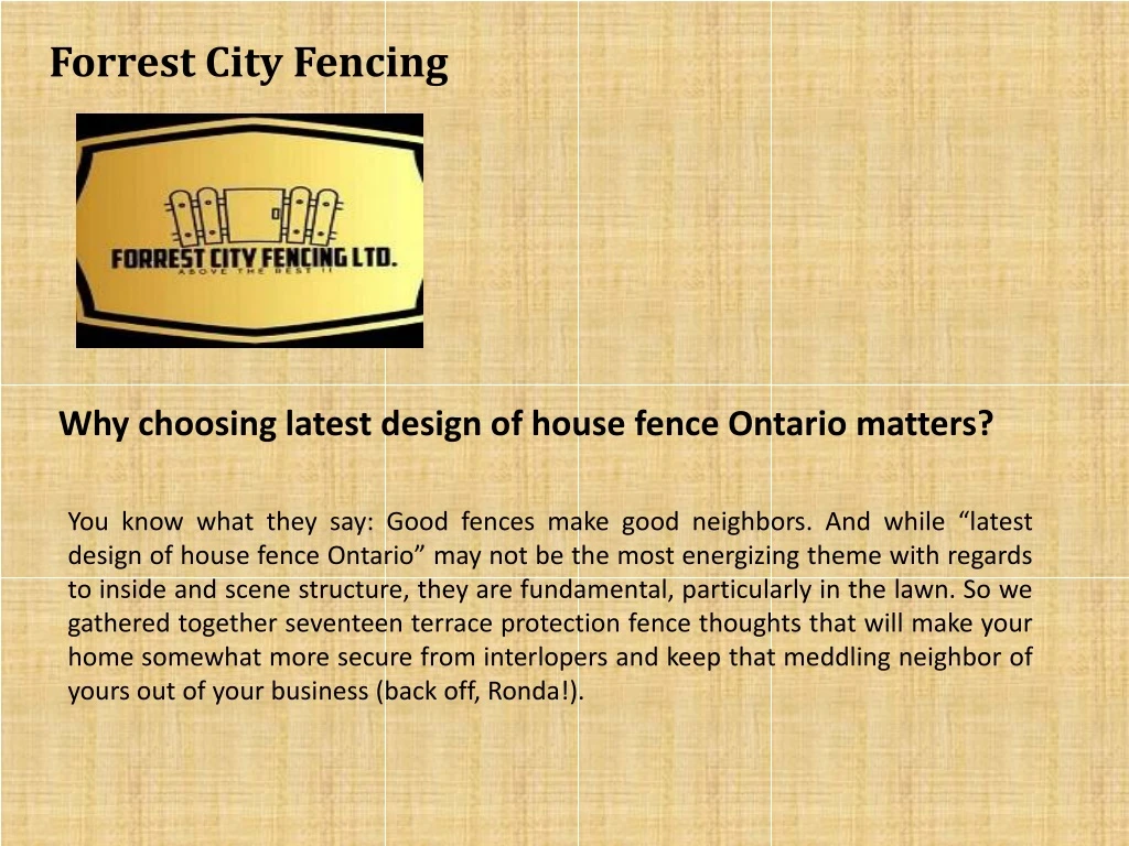 forrest city fencing