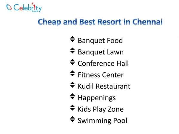 Cheap and Best Resort in Chennai