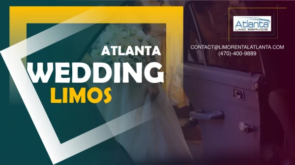 Atlanta Wedding Limo Service