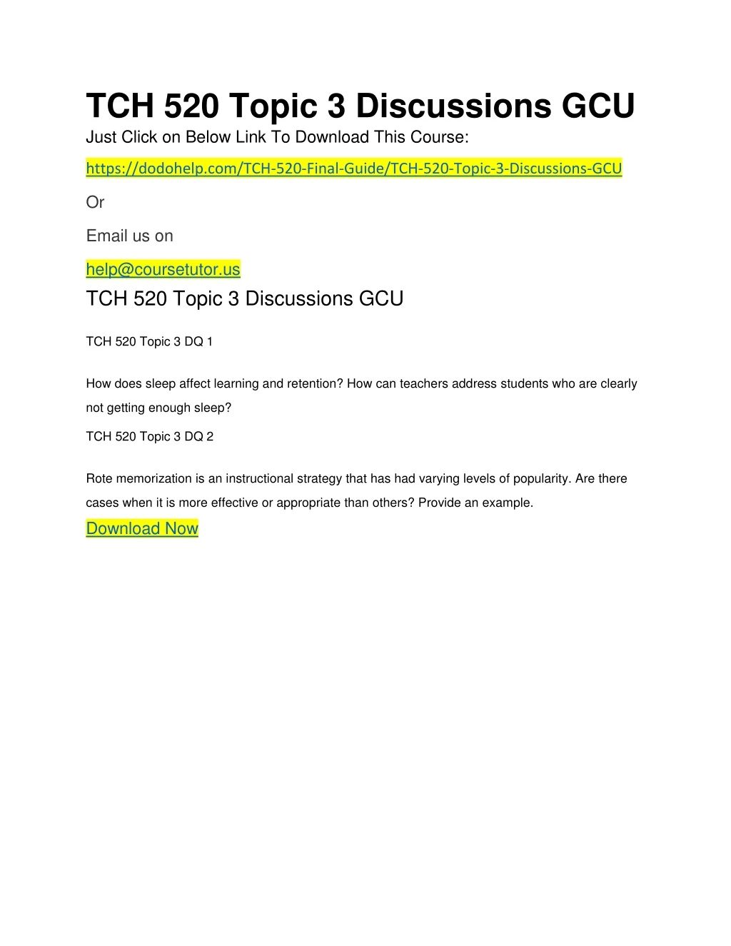 tch 520 topic 3 discussions gcu just click