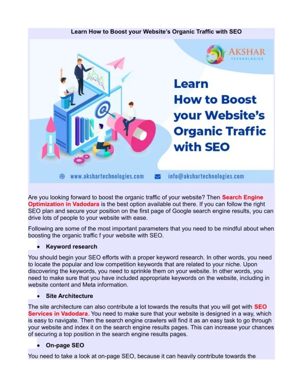 learn how to boost your website s organic traffic