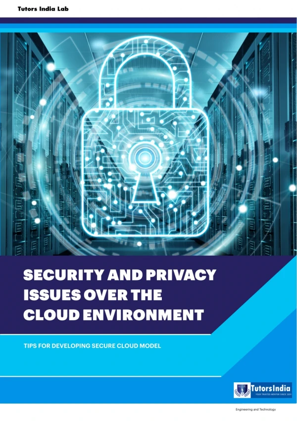 TIPS FOR DEVELOPING SECURE CLOUD MODEL