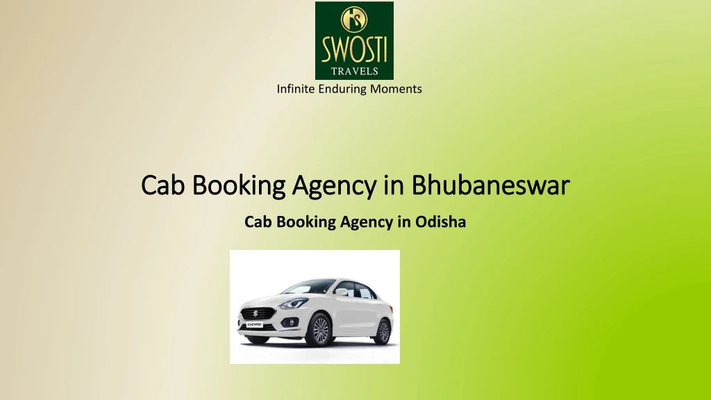 cab booking agency in bhubaneswar