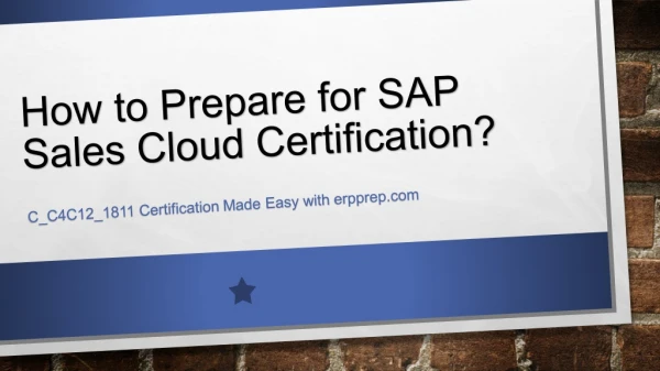 Latest Questions Answers and Study Guide for SAP Sales Cloud Certification Exam