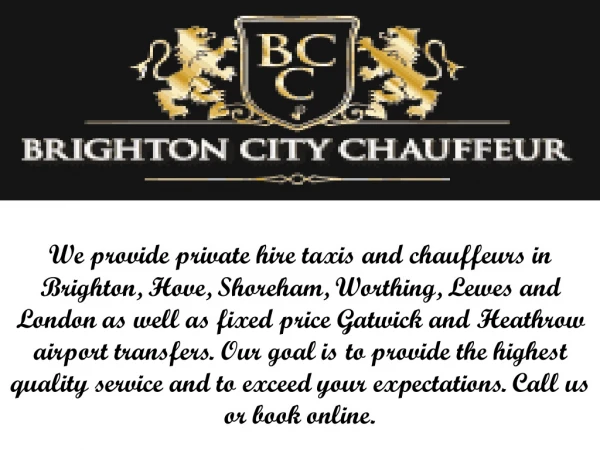 Chauffeur Wedding Cars Gatwick