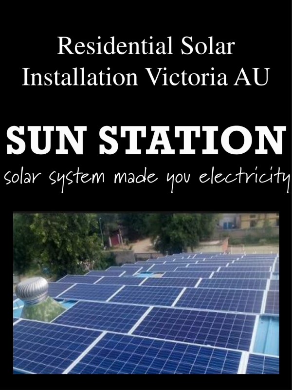 Residential Solar Installation Victoria AU