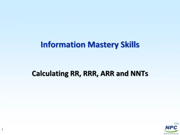 EBM Information Mastery Course