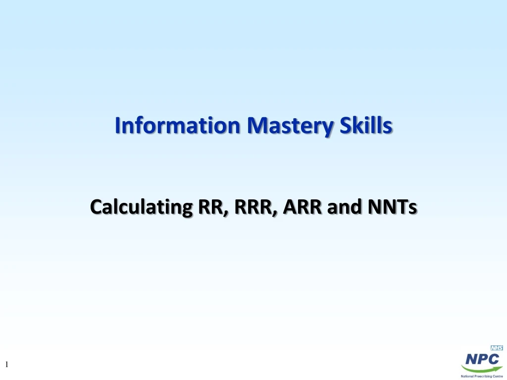information mastery skills