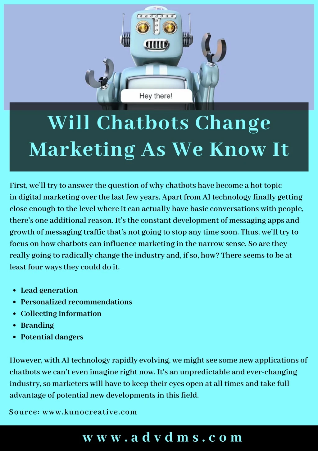 will chatbots change marketing as we know it