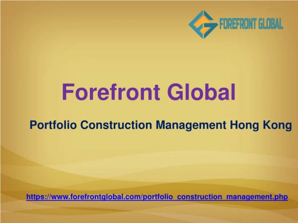 ForeFront Global Hong kong | Portfolio Construction Management Hong Kong