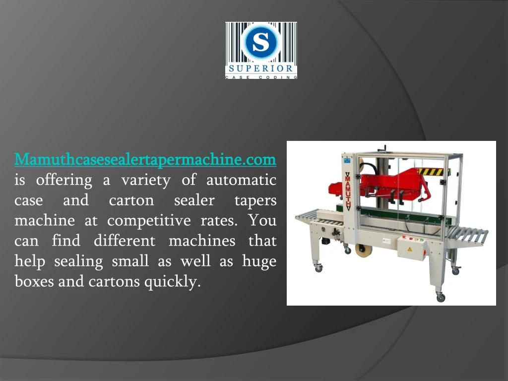 mamuthcasesealertapermachine com is offering