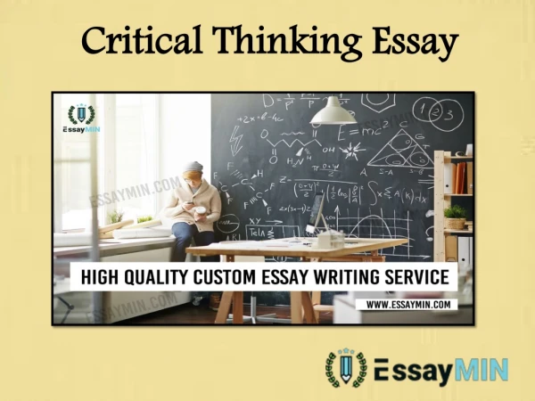 critical thinking essay