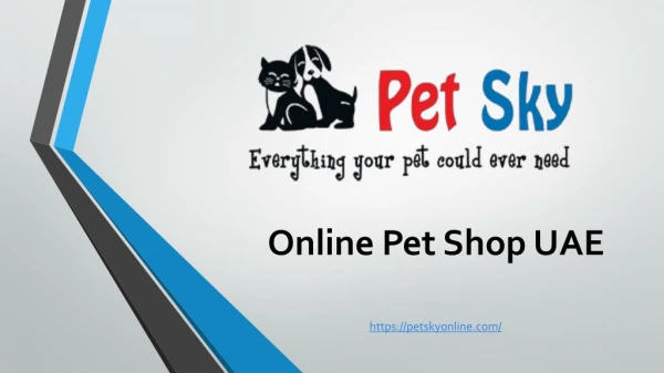 Online Pet Shop UAE | Pet Sky Online