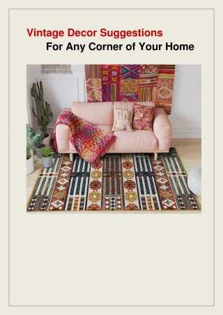 PPT - Vintage Modern Rugs for an Outstanding, Iconic Home Decor