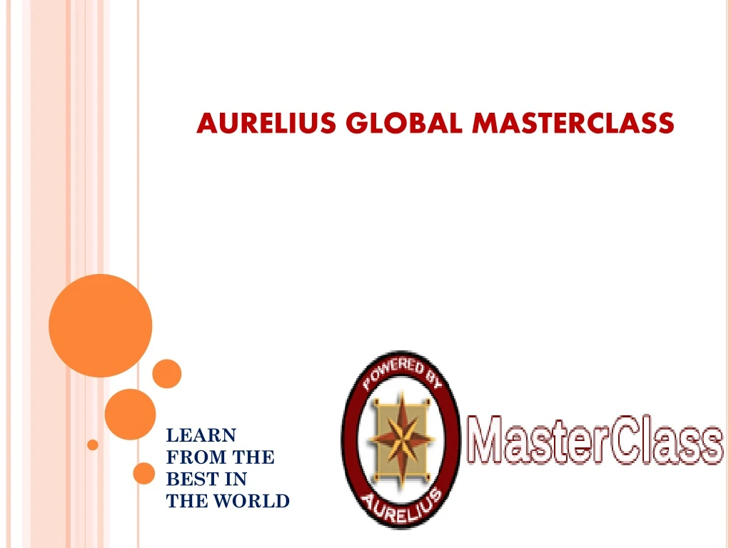 aurelius global masterclass